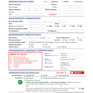 HDF FO 413 09 - Fiche de Renseignements hors ECBU et selles A5