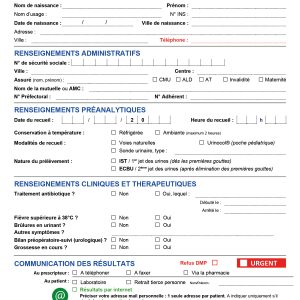 HDF-FO-414 13 - Fiche de Renseignements RECUEIL URINAIRE A5